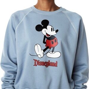 Disney Blue Mickey Mouse Adult Sweater Disneyland